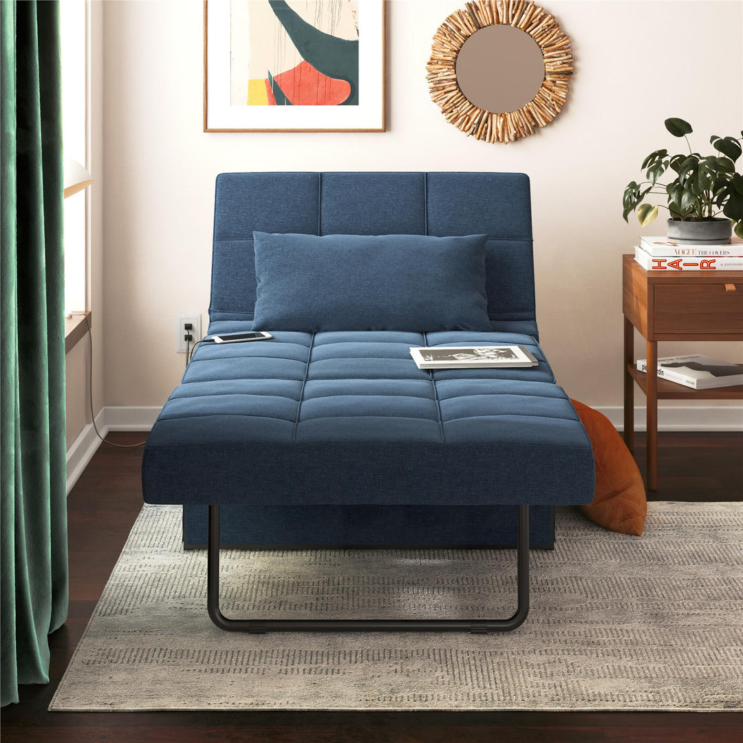 living room sets with ottoman - Blue