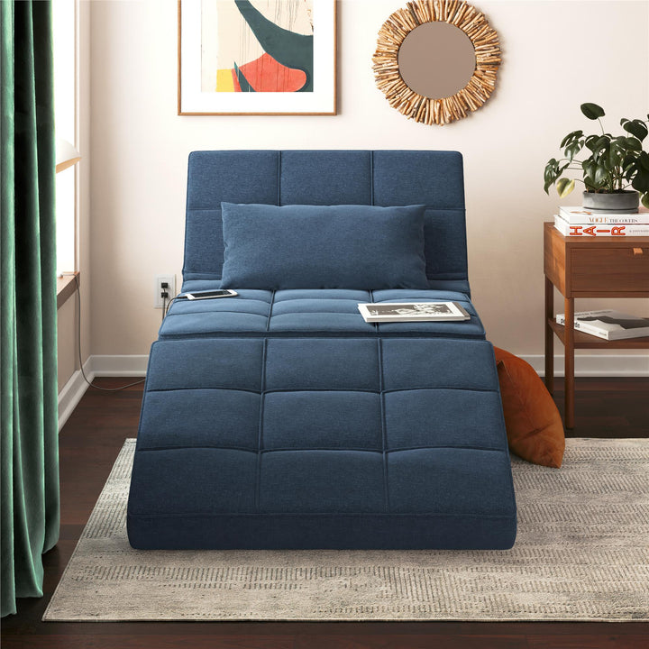 lounger for bedroom - Blue