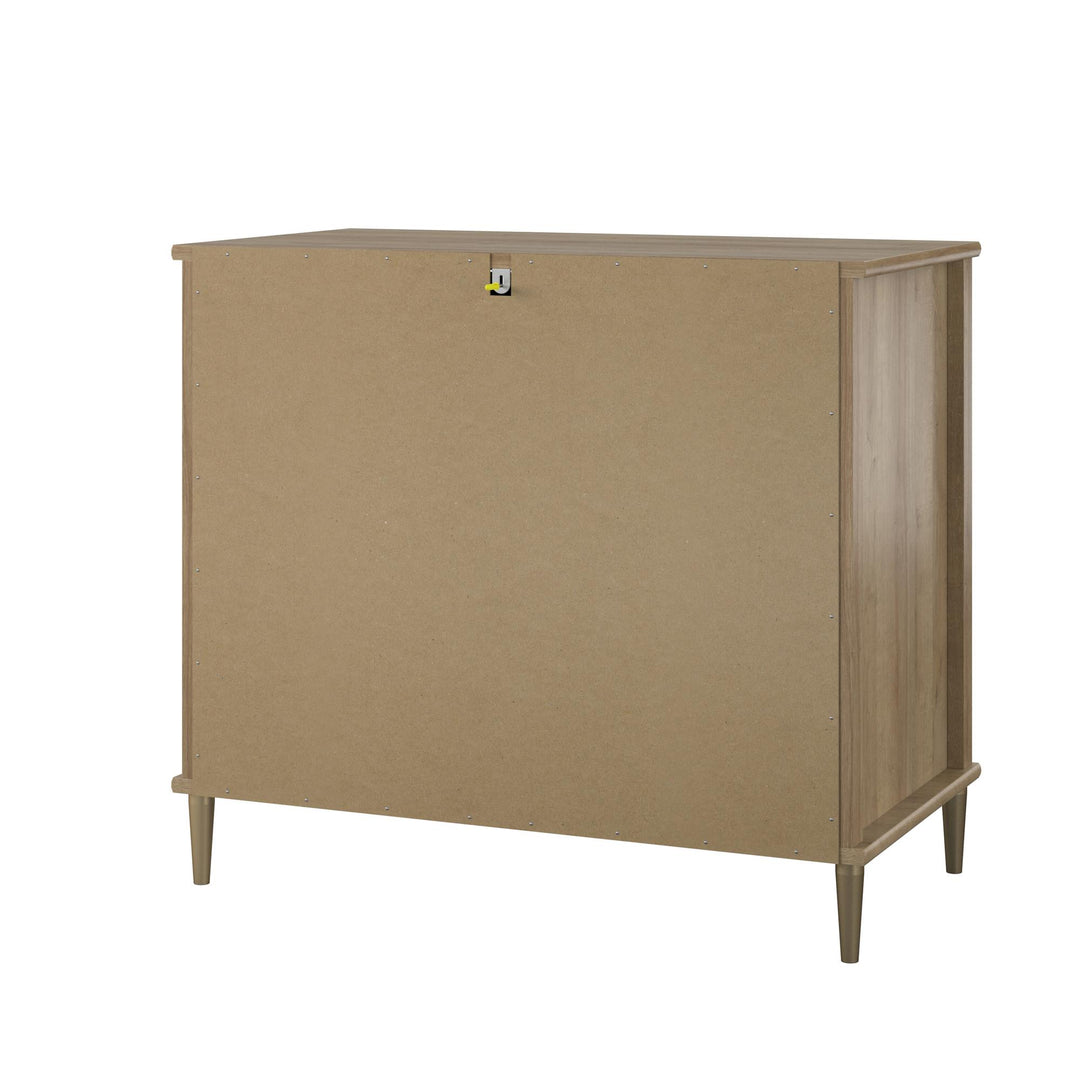 Three Drawer Convertible Dresser for Kids Room -  Natural