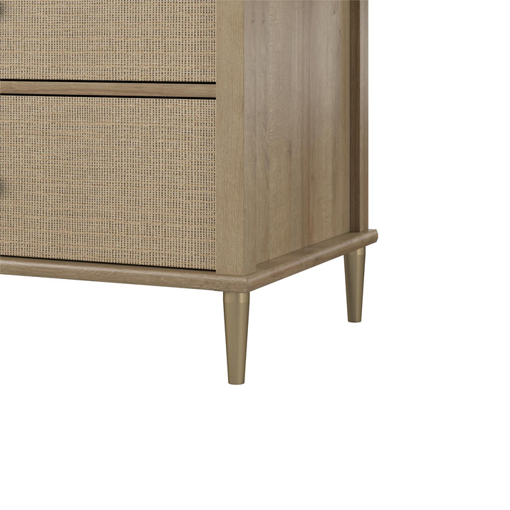 Space Saving Convertible Drawer Dresser -  Natural