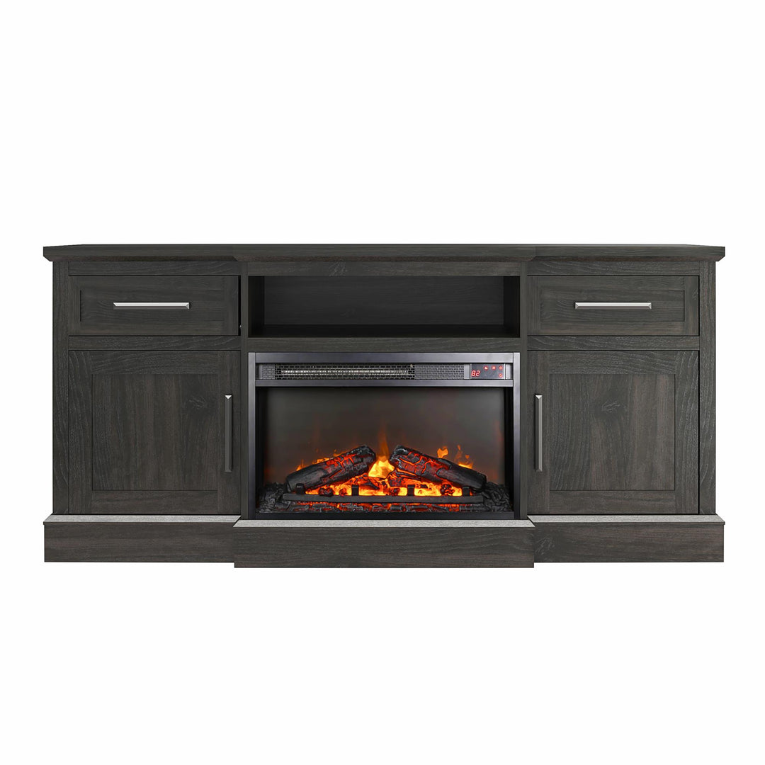 Gablewood Electric Fireplace & TV Console for TVs up to 65"  -  Espresso