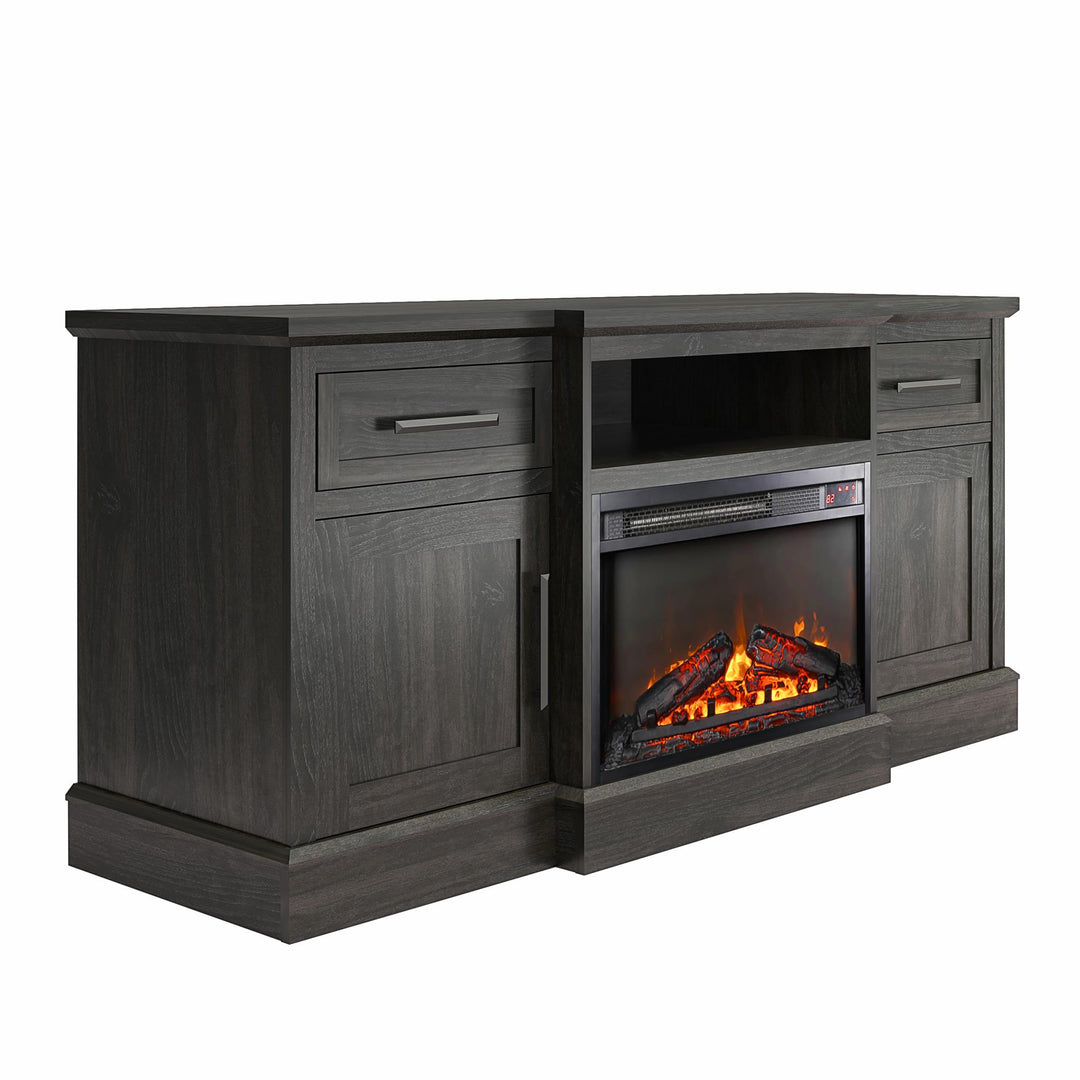 Spacious TV Console for TVs up to 65 Inches -  Espresso
