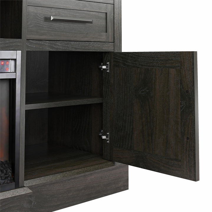 Easy to Assemble Gablewood Electric Fireplace -  Espresso