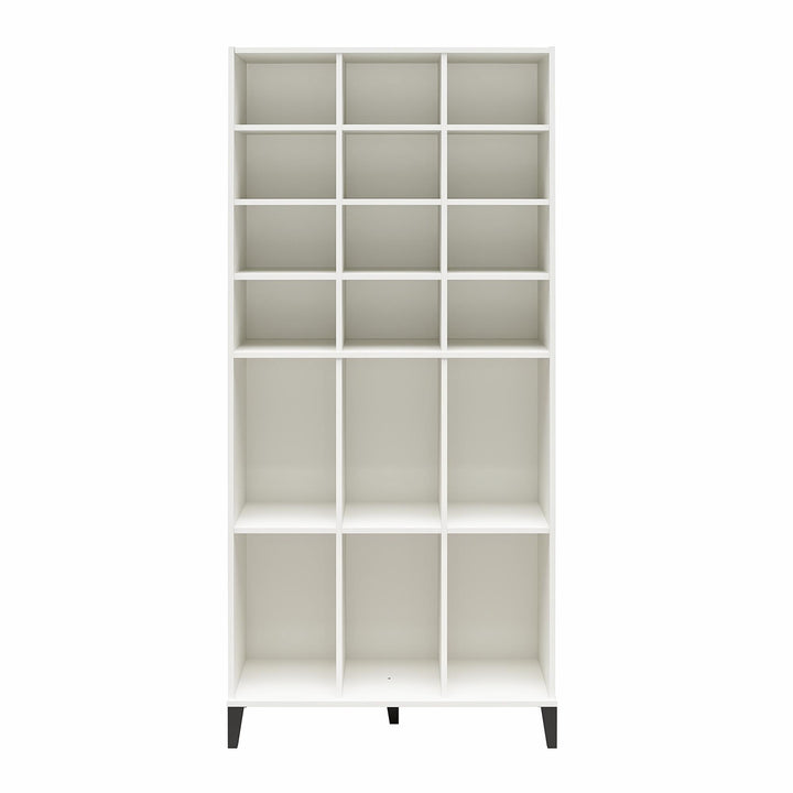 Flex Athletic Shoe Storage Cabinet for Boots & Tennis Shoes  -  White