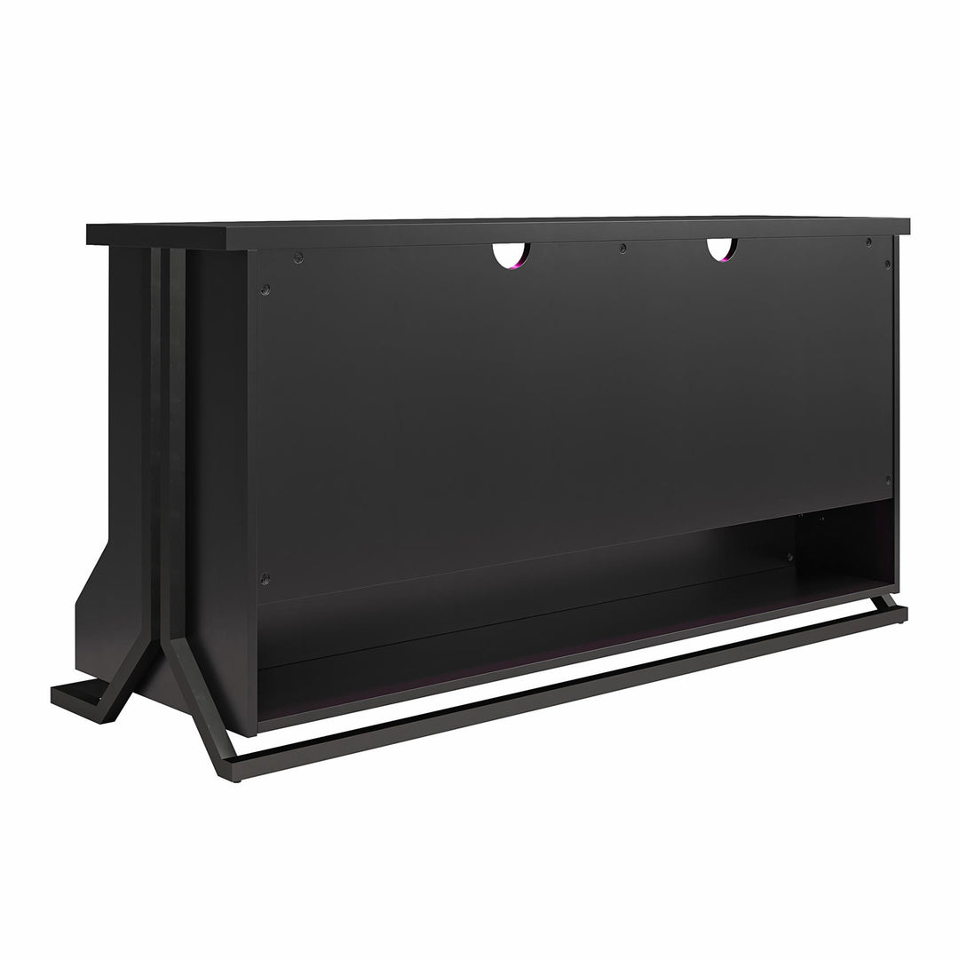 NTense Xtreme Gaming Console & TV Stand with LED Light Kit for TVs up to  65& Reviews