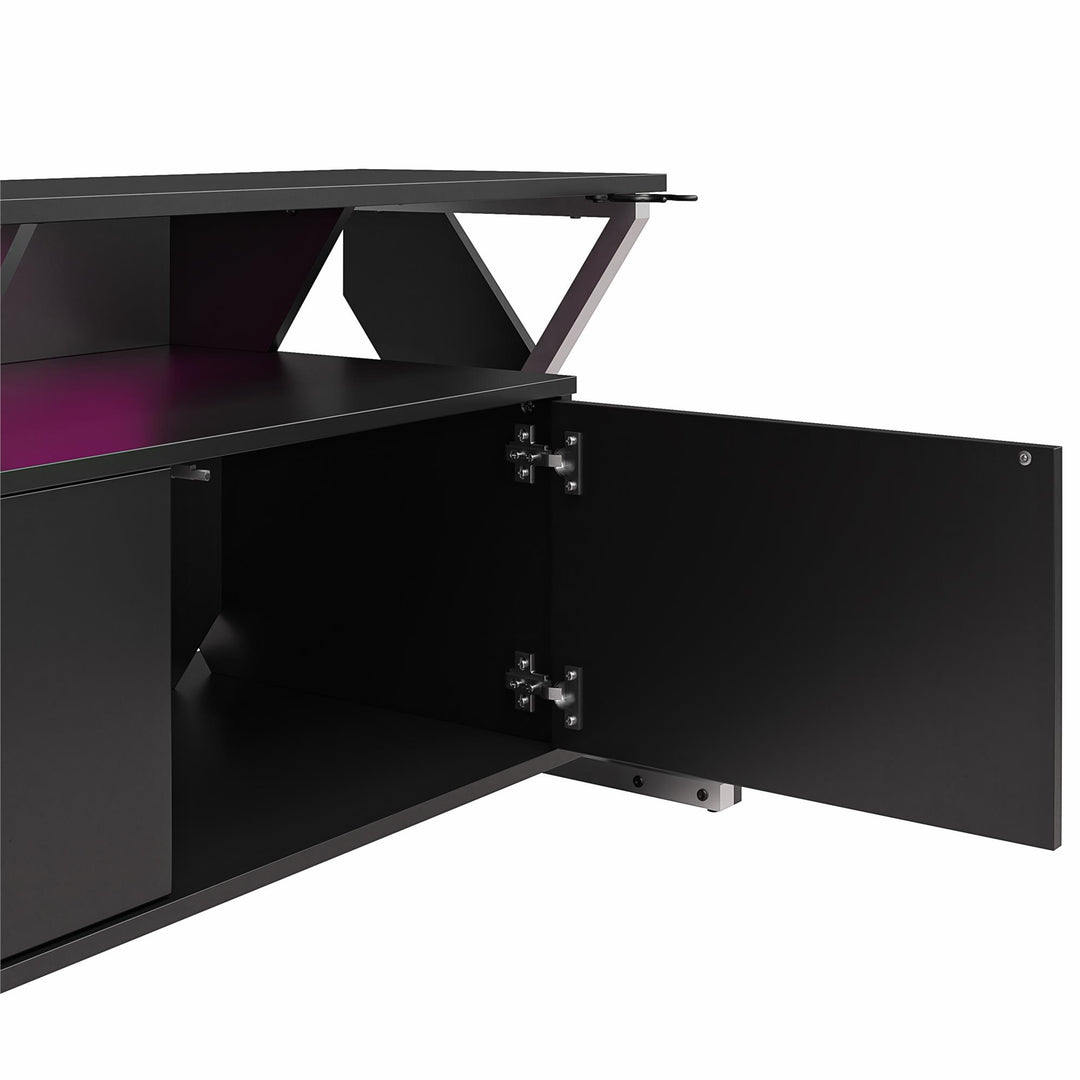 Gaming Console Stand for 65 Inch TV -  Black