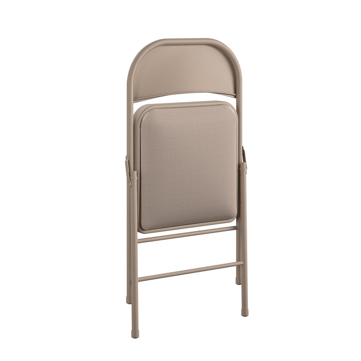 Comfortable Premium Fabric Padded Seat Chair online -  Antique Linen Check 