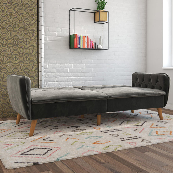 Tallulah Memory Foam Futon - Gray