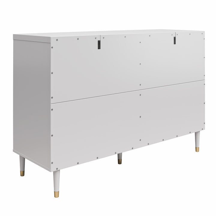 Contemporary Elizabeth 6 Drawer Dresser -  Dove Gray