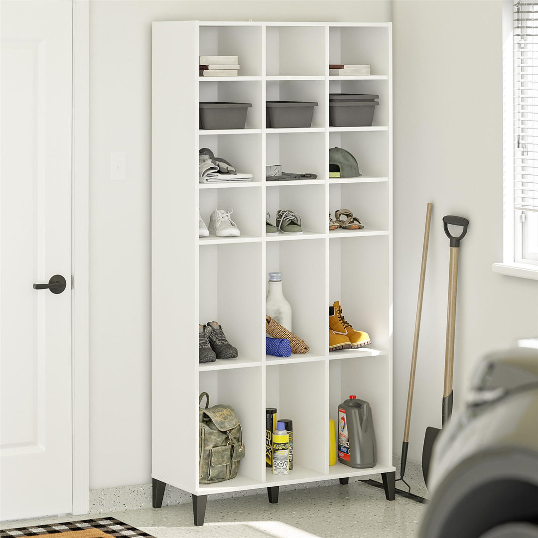 Flex athletic shoe storage -  White