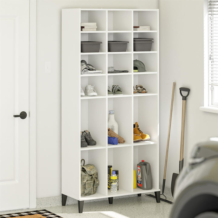 Flex athletic shoe storage -  White