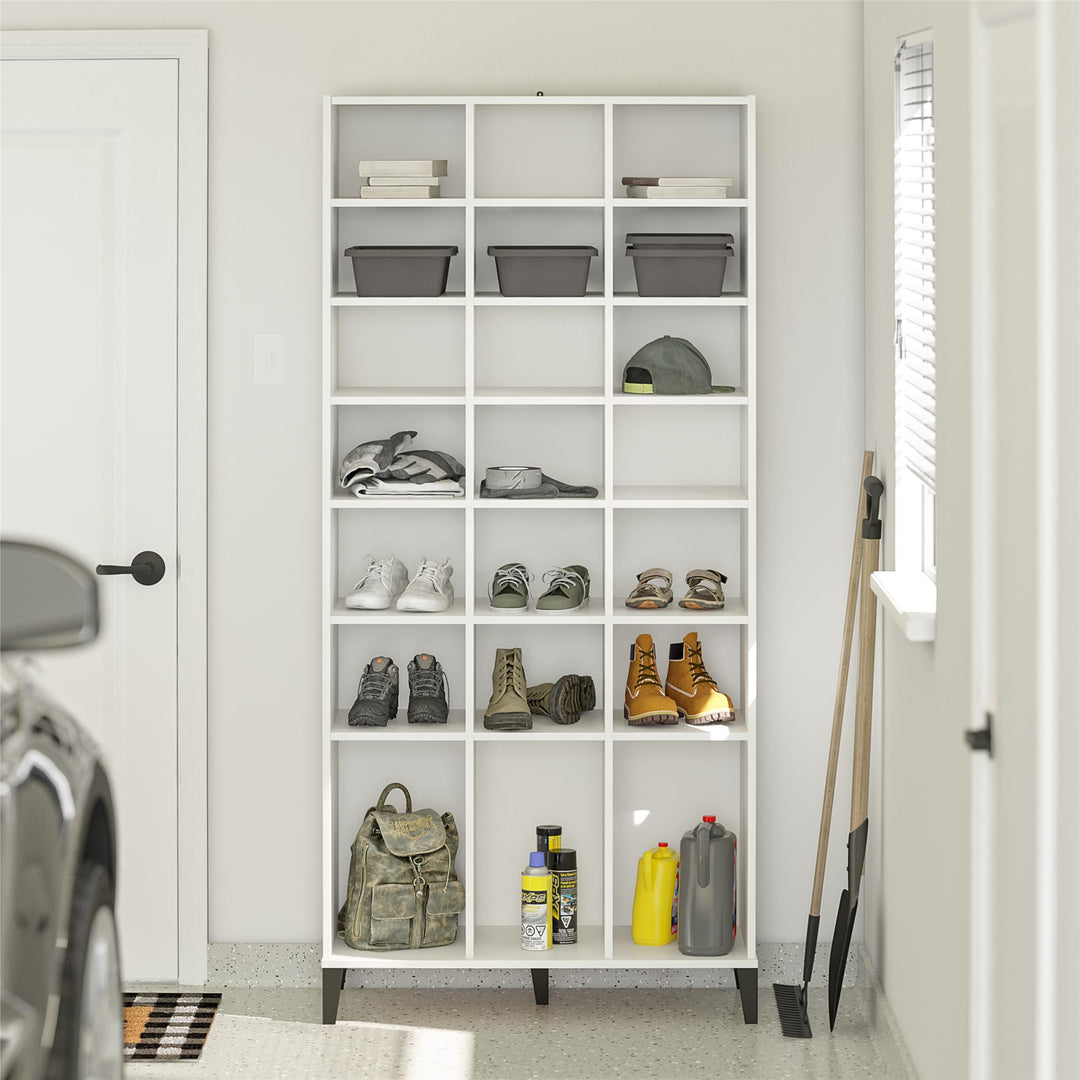 Cabinet for boots and tennis shoes -  White