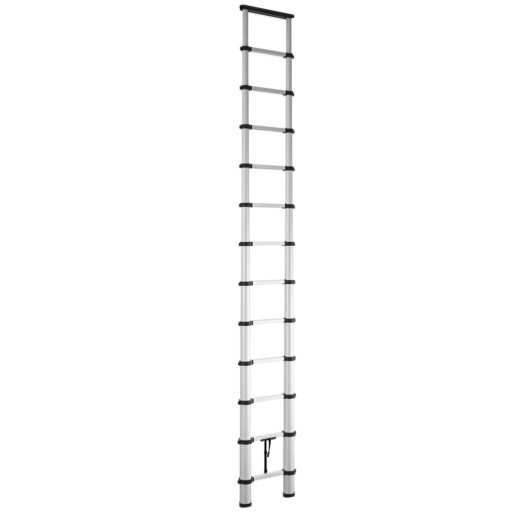 Telescoping step ladder - Silver - 16ft