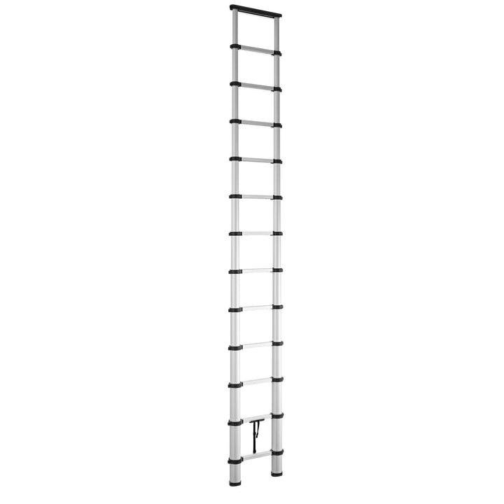 Telescoping step ladder - Silver - 16ft