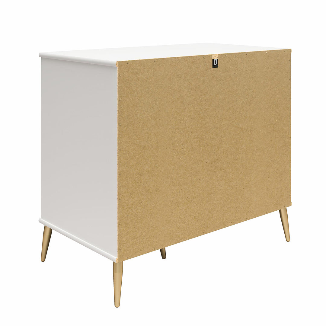 Stylish Asymmetrical Dresser -  White