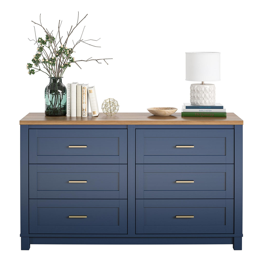 Armada Bedroom Furniture with 6 Drawers -  Navy