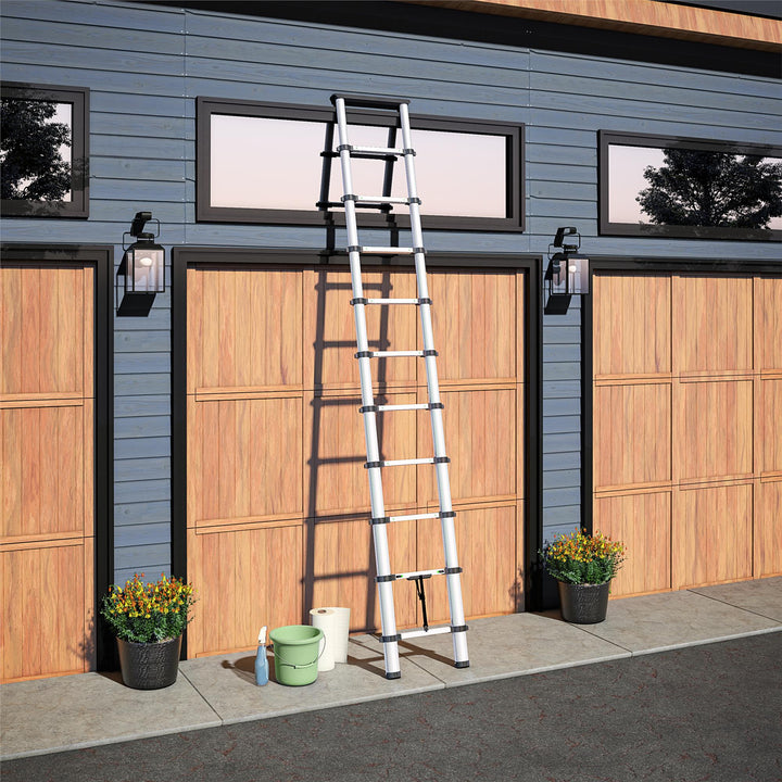 Lightweight extension ladder - Silver - 14ft 