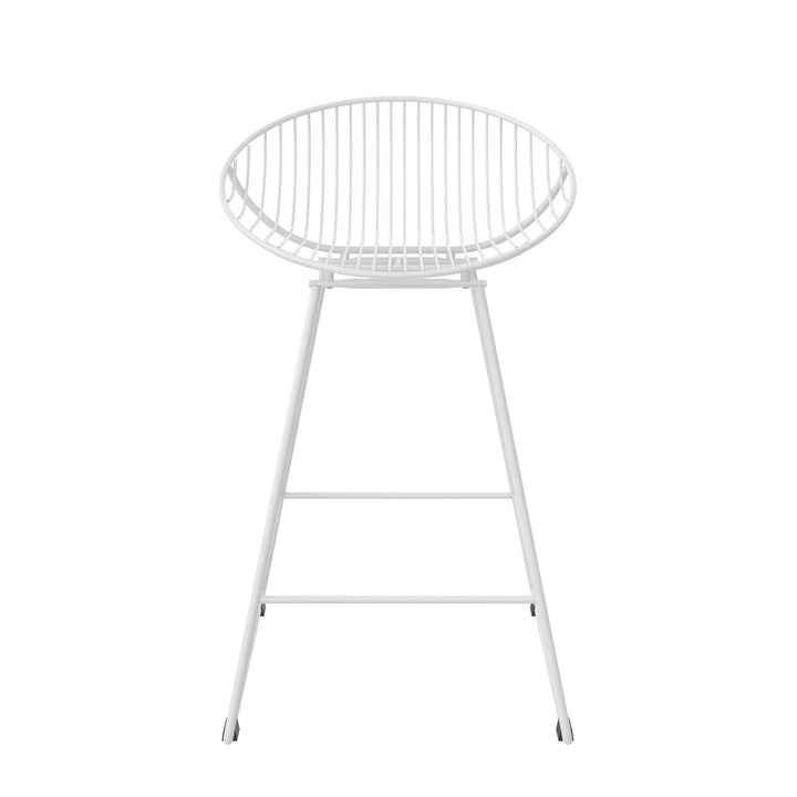 Ellis wire counter height bar stool -  Black