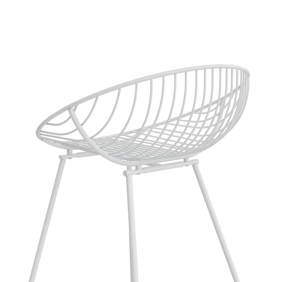 Ellis stool for kitchen counter -  White