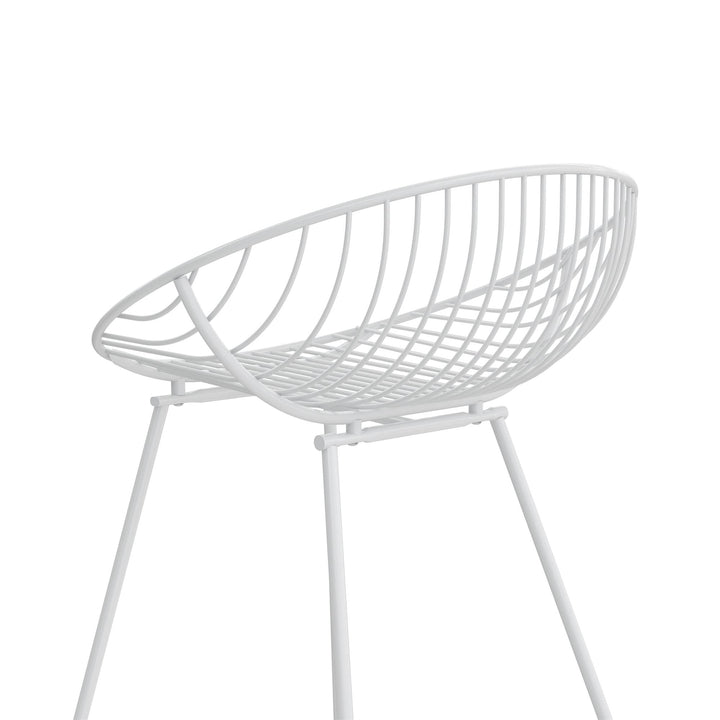 Ellis stool for kitchen counter -  White