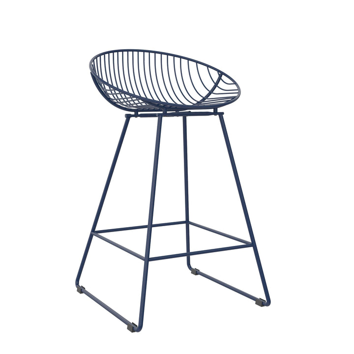 Ellis stool for kitchen counter -  Navy
