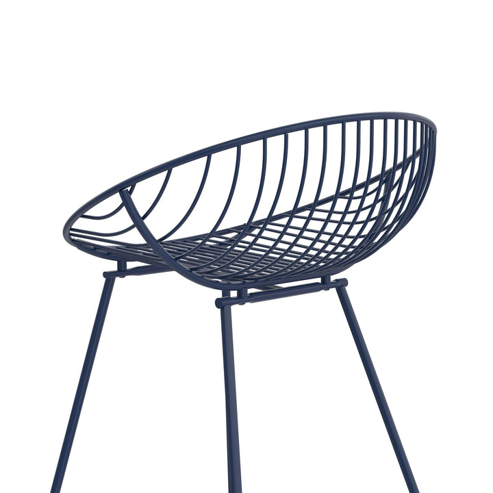 Best wire counter height stool -  Navy