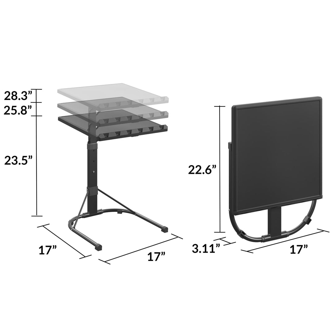 Comfortable Adjustable Height Activity Table -  Black 