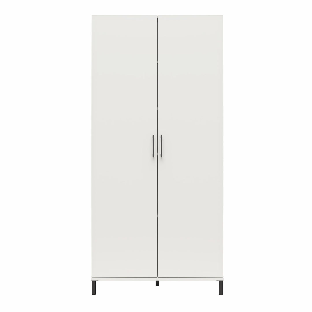 36 inch wide storage cabinet - White