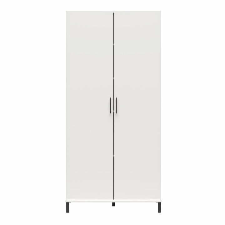 36 inch wide storage cabinet - White