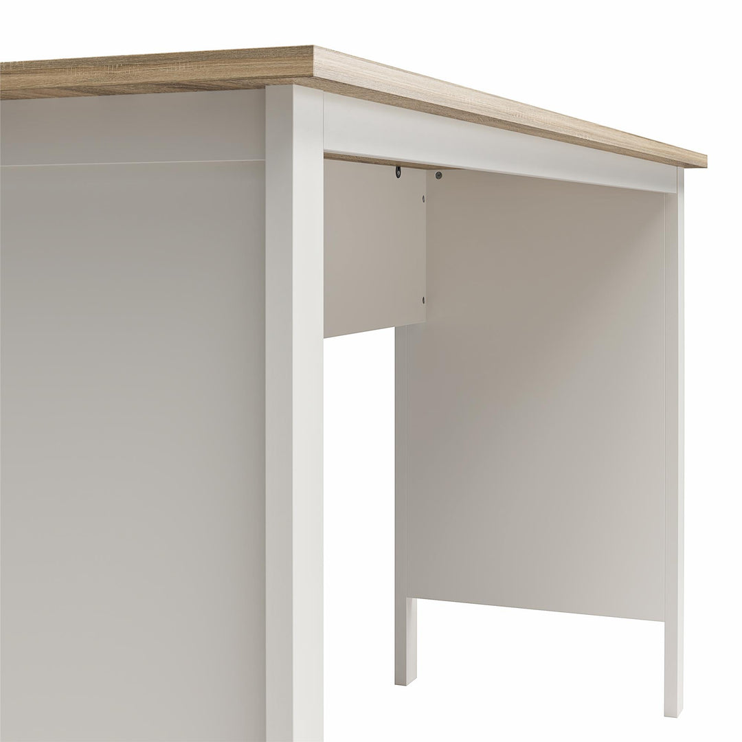 Spacious 70" Workbench for Various Uses -  Weathered Oak