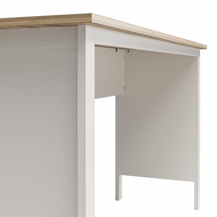 Spacious 70" Workbench for Various Uses -  Weathered Oak