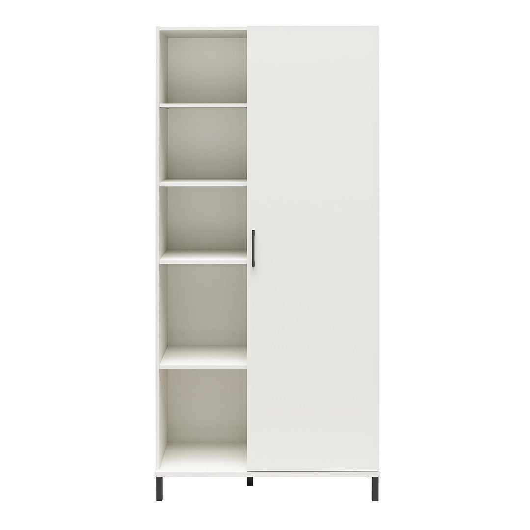 Versa 36" Wide Cabinet with 1 Door for Crafting and Garage Storage  -  White