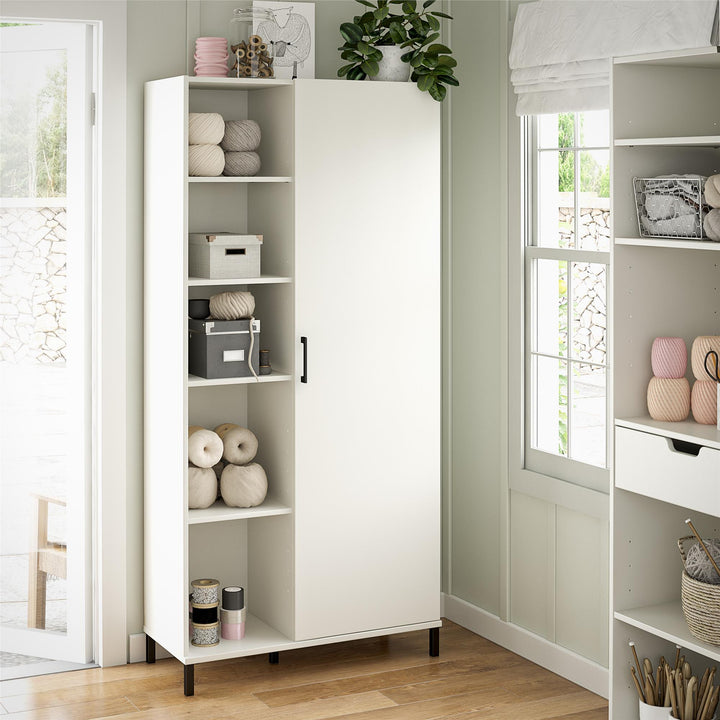 Functional and Spacious 36" Wide Cabinet -  White