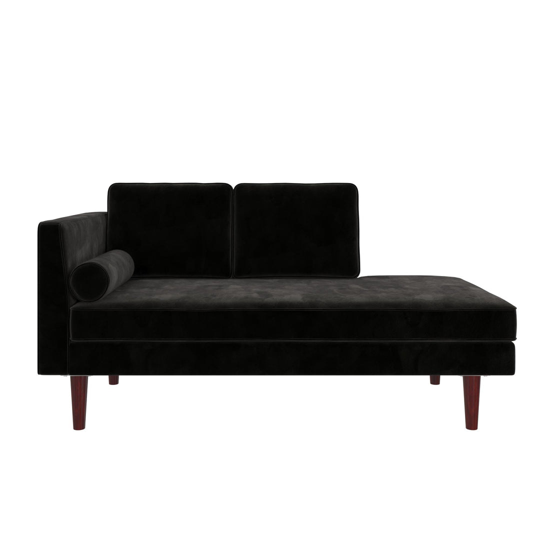 Velvet Upholstered Daybed with Nola Style -  Blue