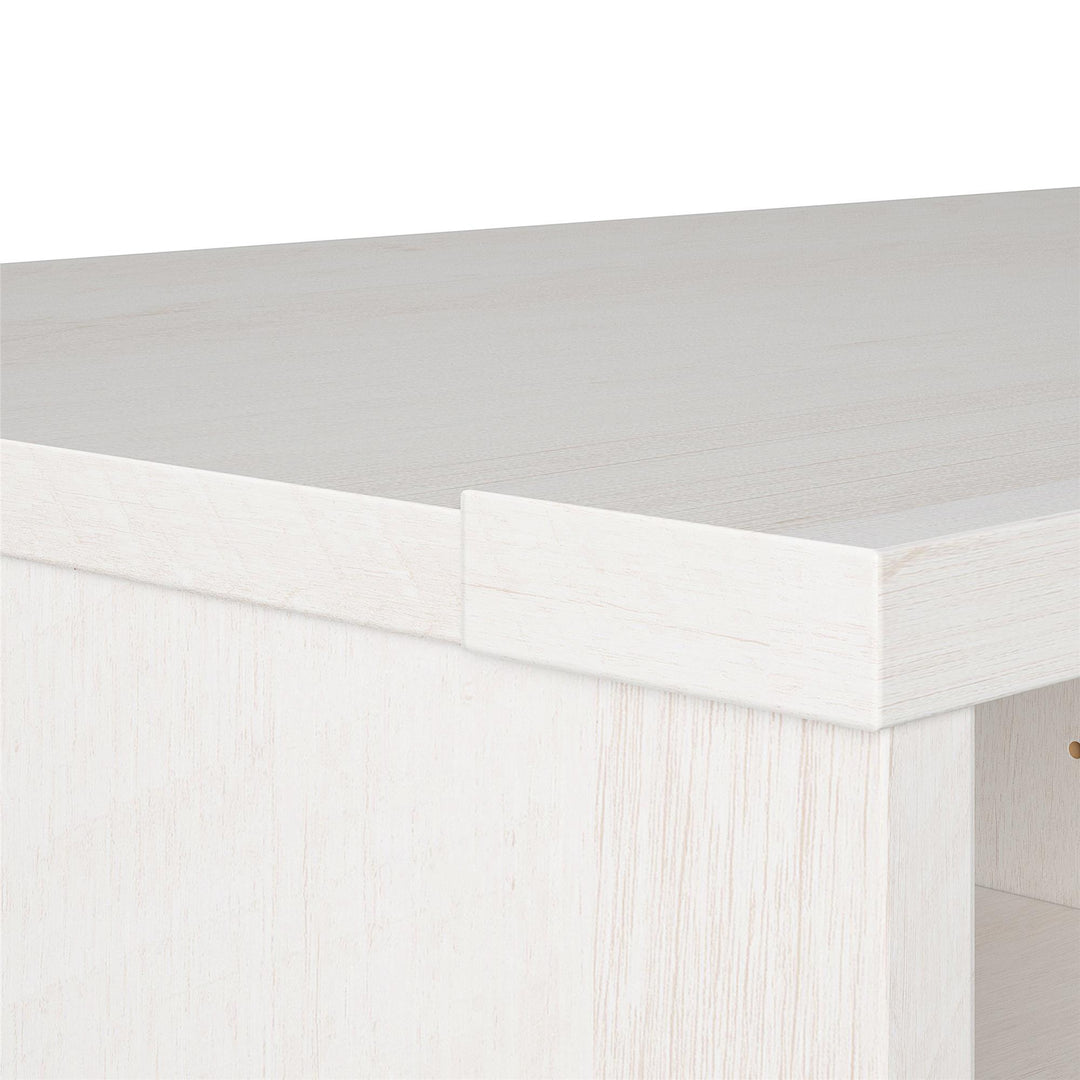 Noble Style 65 Inches TV Stand -  Ivory Oak