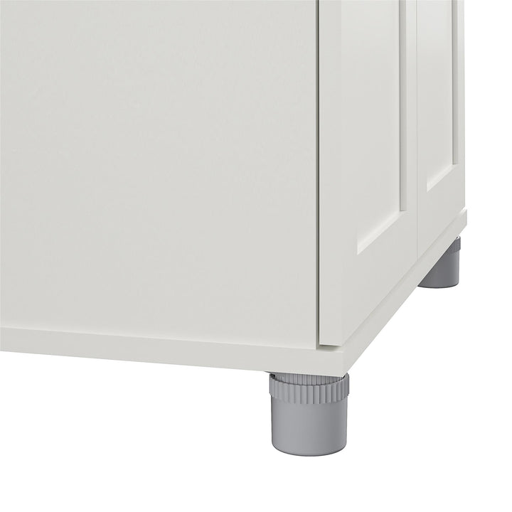 Basin Framed 24 Inch Utility Cabinet - White
