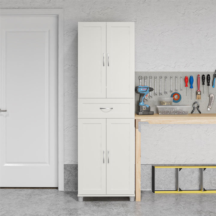 cabinet with drawer storage - White