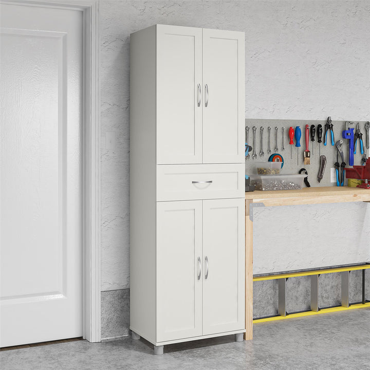 cabinet with drawers and doors - White