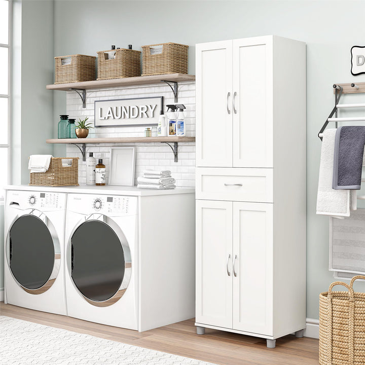 small cabinet with drawers - White