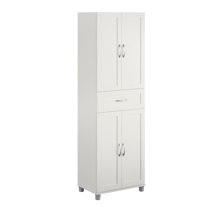 accent cabinet with drawers - White