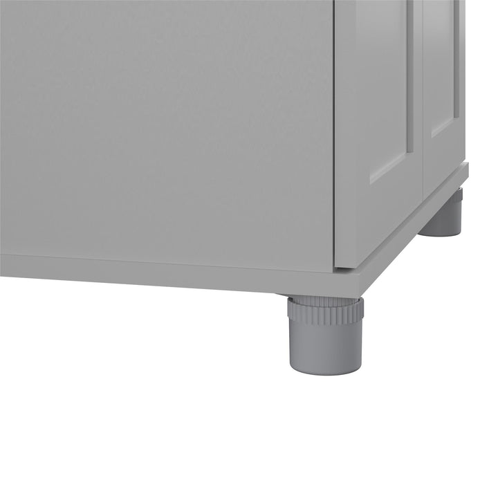 accent cabinet with drawers - Dove Gray