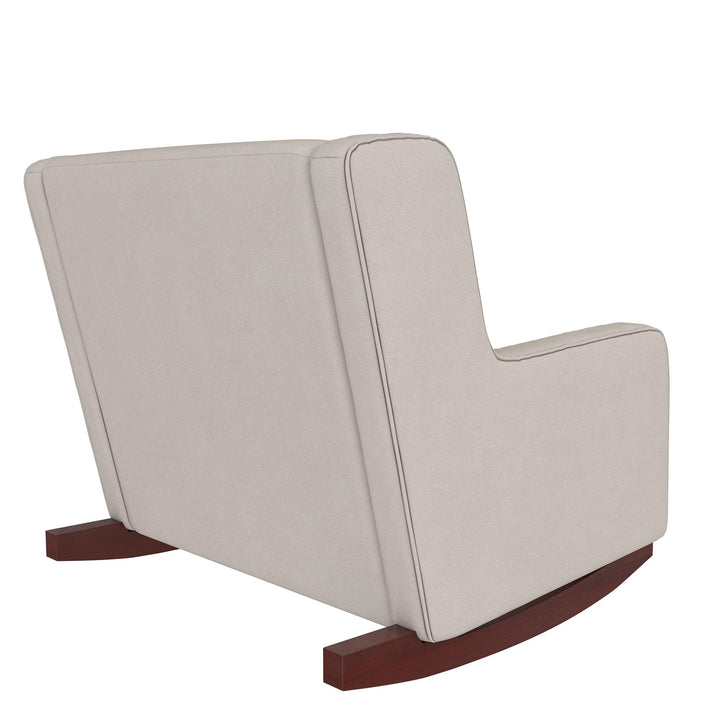 Hadley Double Rocker Chair for Complete Comfort Extra Wide -  Beige