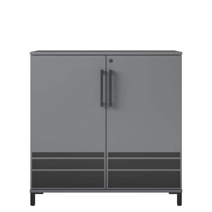 Shelby Garage Base Cabinet 2 Door  -  Graphite
