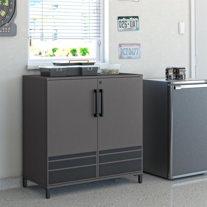 Garage base cabinet design -  Graphite
