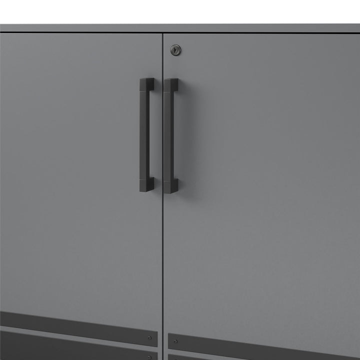 Durable garage cabinet -  Graphite