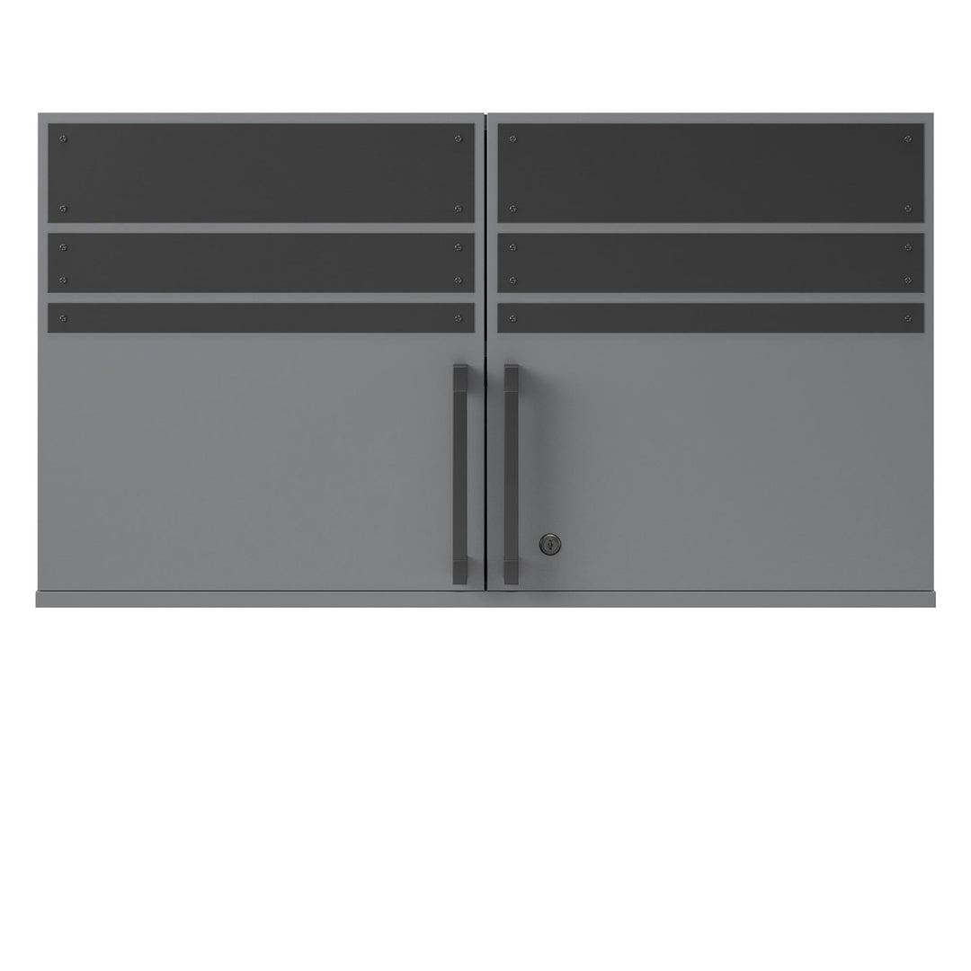 Shelby 2 Door Garage Wall Cabinet  -  Graphite