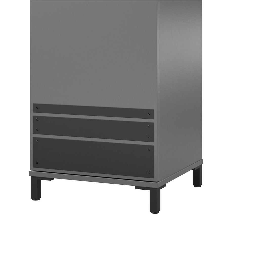 Best 1 Door Shelby Tall Cabinet -  Graphite
