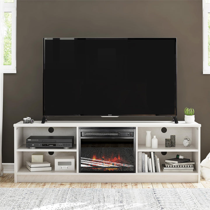 65 Inches Noble TV Stand -  Ivory Oak