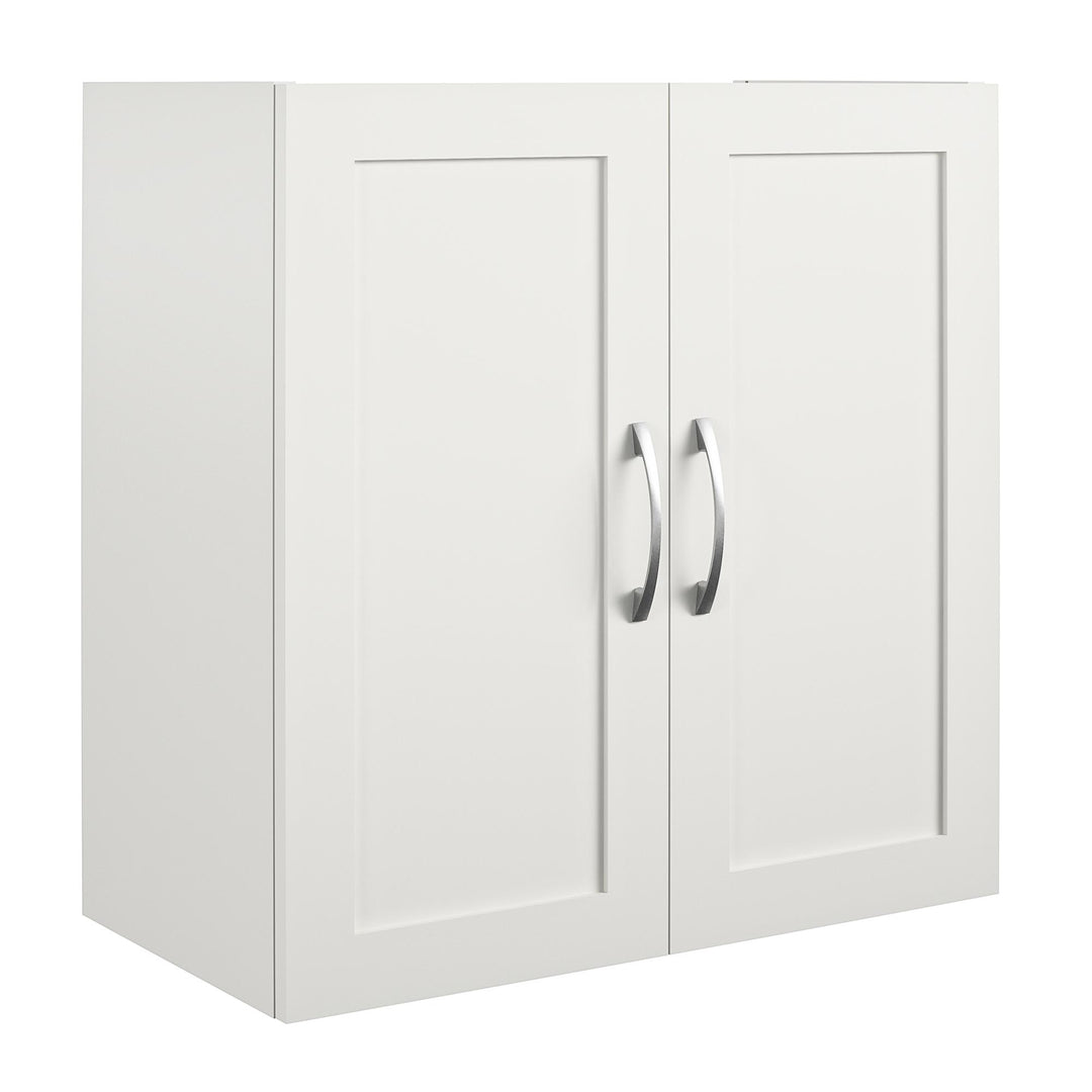 24" wall mounted bathroom storage units - White