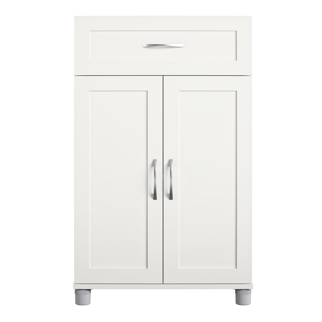 Basin Framed 2 Door/1 Drawer Base Cabinet - White